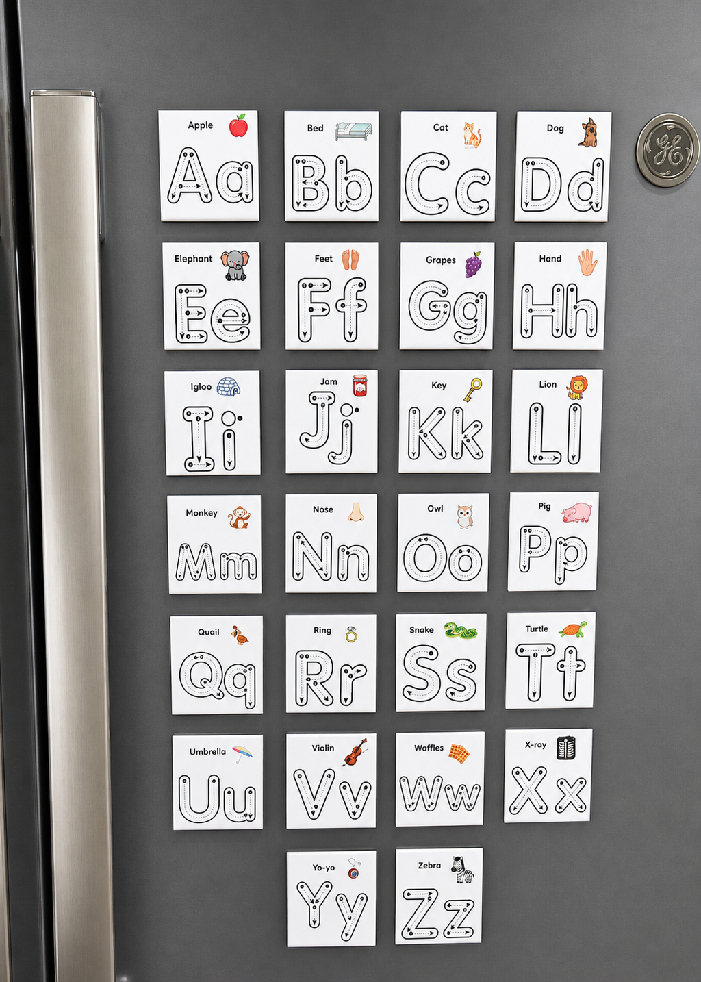 Alphabet Writing Magnet Set